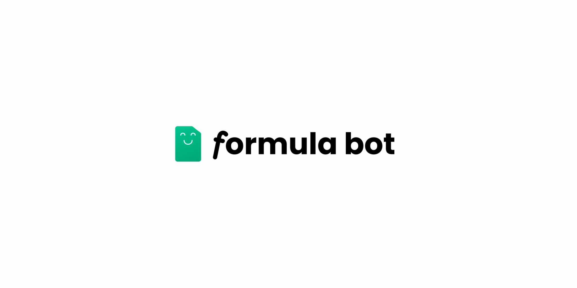 AI app Formula Bot hero image.