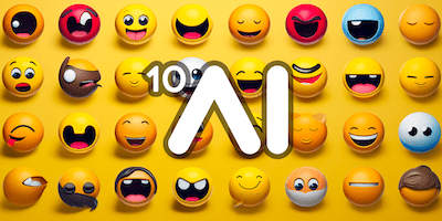 AI app process Translate to Emojis hero image.
